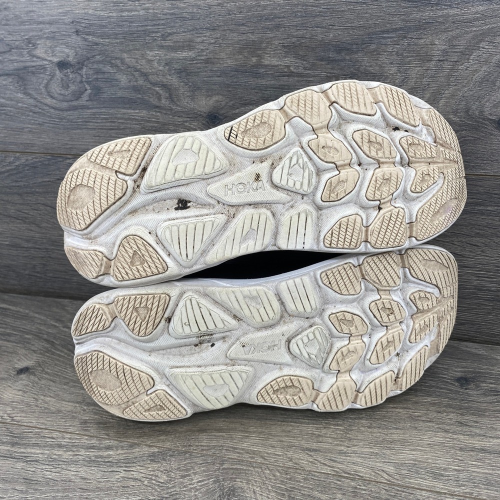 Hoka Women's Sneakers Black with Rose Gold Logo - Picture 4 of 13